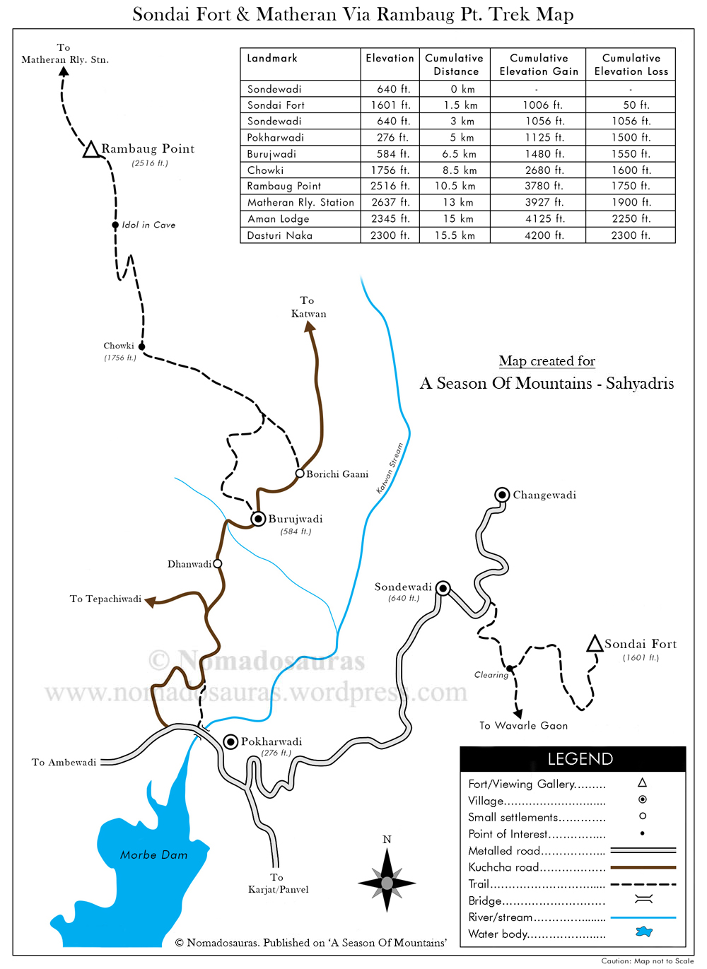 Matheran region map